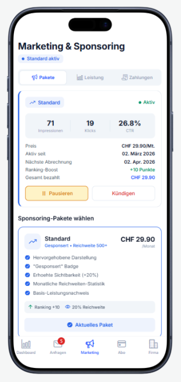 Marketing & Sponsoring